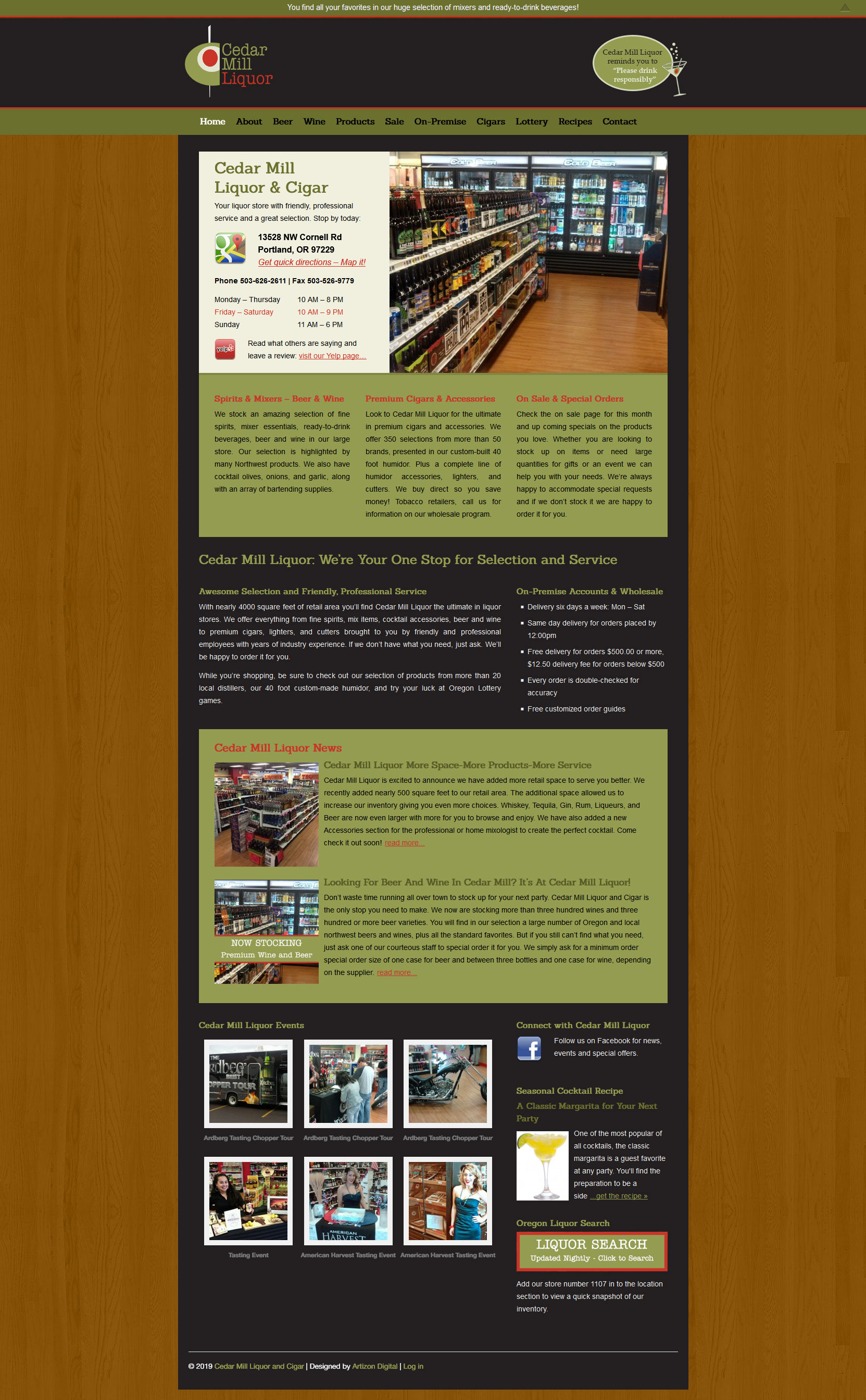 Cedar Mill Liquor & Cigar